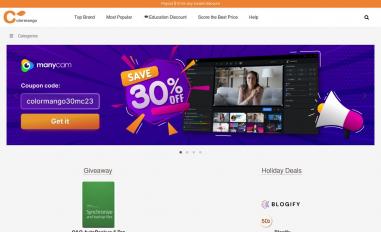 Schermafbeelding van colormango.com