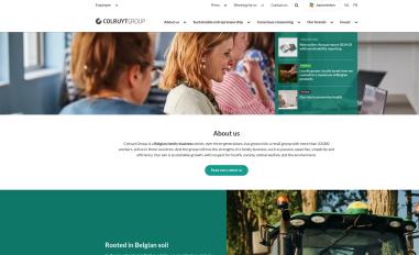 Schermafbeelding van colruytgroup.com
