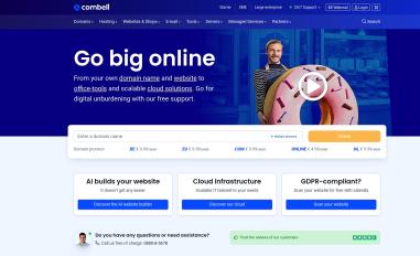 Schermafbeelding van combell.com