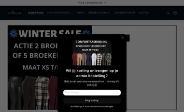 Schermafbeelding van comfortfashion.nl