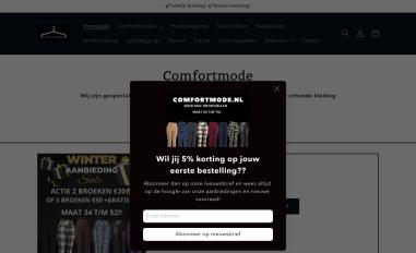 Schermafbeelding van comfortmode.nl