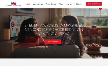Schermafbeelding van commercialreview.nl