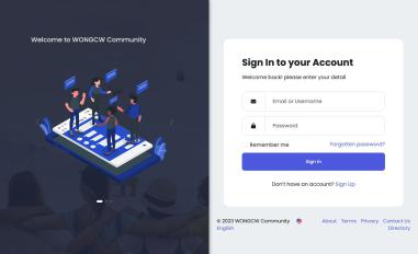 Schermafbeelding van community.wongcw.com