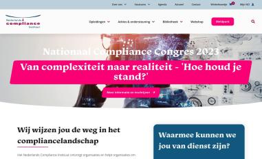 Schermafbeelding van compliance-instituut.nl