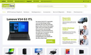 Schermafbeelding van compustore.nl