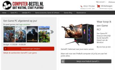 Schermafbeelding van computer-bestel.nl