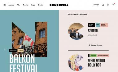 Schermafbeelding van concordia.nl