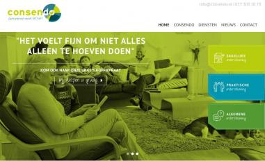 Schermafbeelding van consendo.nl