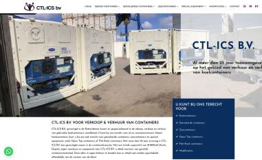 Schermafbeelding van containersales.nl