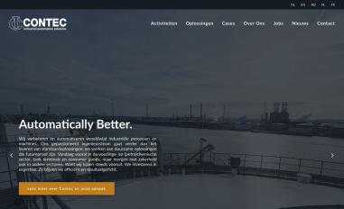 Schermafbeelding van contec.be