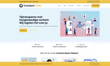 Schermafbeelding van contentvizier.nl