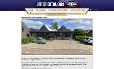 Schermafbeelding van continentalcars.nl