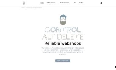 Schermafbeelding van controlaltdelete.dev