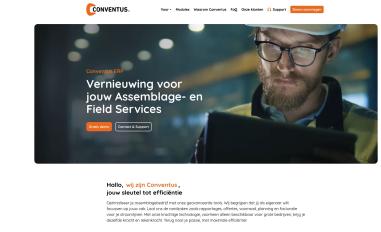 Schermafbeelding van conventus.nl