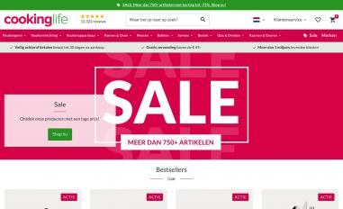 Schermafbeelding van cookinglife.nl