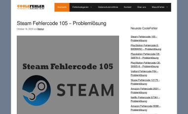 Schermafbeelding van coolefehler.de