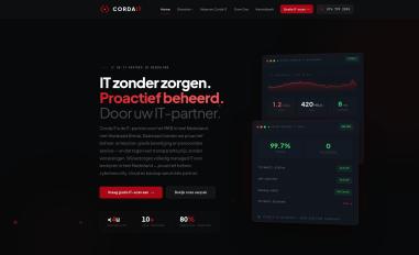 Schermafbeelding van cordait.nl