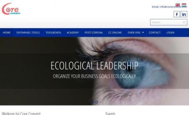 Schermafbeelding van corecommit.nl