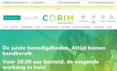 Schermafbeelding van corimdental.nl
