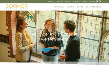 Schermafbeelding van corinor.nl