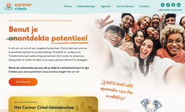 Schermafbeelding van corinorcirkels.nl