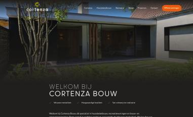 Schermafbeelding van cortenza.nl
