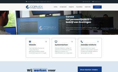 Schermafbeelding van corvex.nl