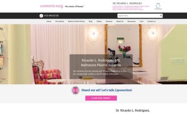 Schermafbeelding van cosmeticsurg.net