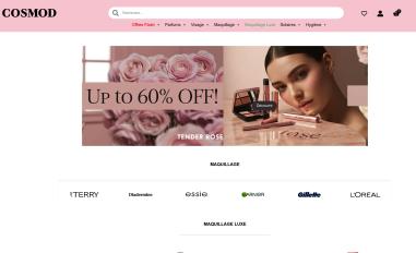 Schermafbeelding van cosmod.be