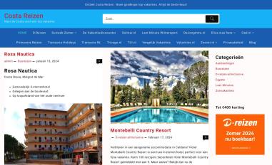 Schermafbeelding van costareizen.nl