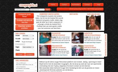 Schermafbeelding van cougargirls.nl