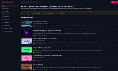 Schermafbeelding van courseflix.net