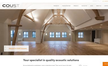 Schermafbeelding van coust.be