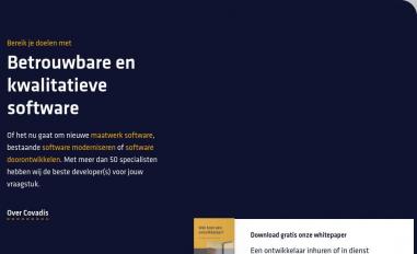 Schermafbeelding van covadis.nl