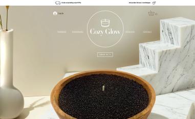 Schermafbeelding van cozyglow.nl