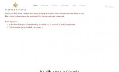 Schermafbeelding van craftedcrystal.nl