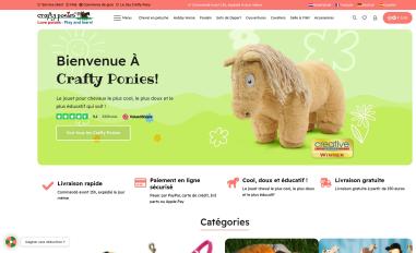 Schermafbeelding van craftyponies.fr