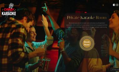 Schermafbeelding van crazykaraoke.nl