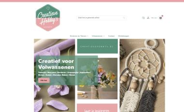 Schermafbeelding van creatievehobbys.nl
