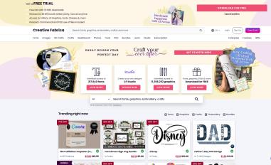 Schermafbeelding van creativefabrica.com