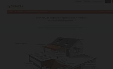 Schermafbeelding van creazza.be