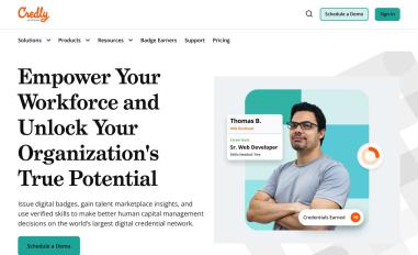 Schermafbeelding van credly.com