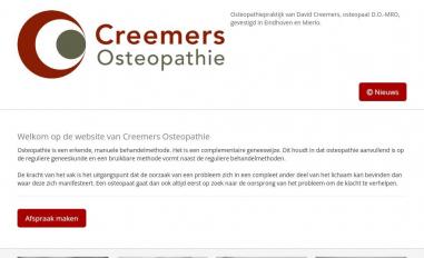Schermafbeelding van creemers-osteopathie.nl