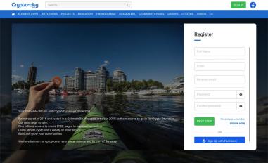 Schermafbeelding van crypto-city.com