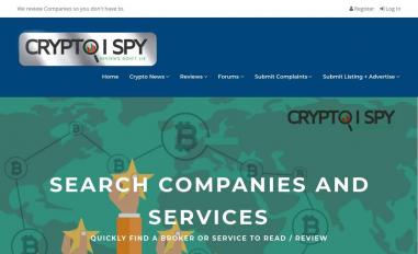 Schermafbeelding van cryptoispy.com