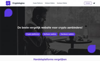 Schermafbeelding van cryptologica.nl