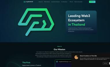 Schermafbeelding van cryptomind.group