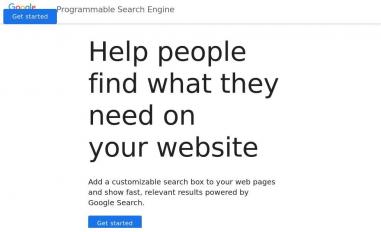 Schermafbeelding van cse.google.dz