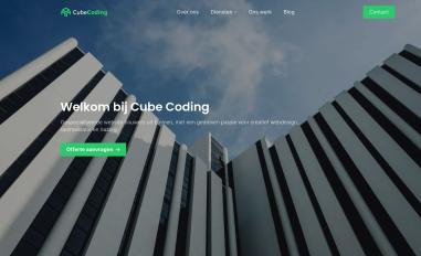 Schermafbeelding van cubecoding.nl