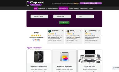 Schermafbeelding van cuijkgsm.nl